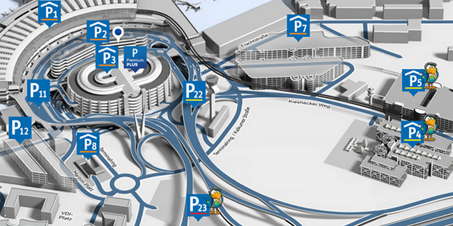 parkeerkaart dusseldorf airport - Long Term Parking