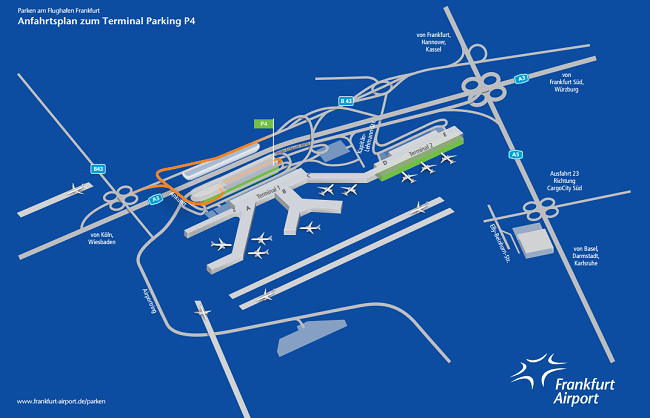 Франкфурт на майне карта аэропорта